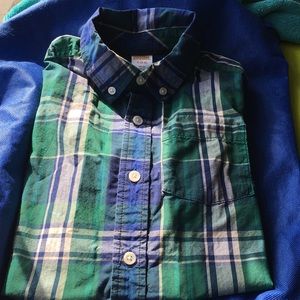 Gymboree Boys Button Down Shirt  Size (5-6)